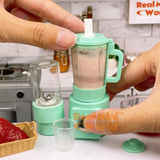 Miniature REAL Blender 2in1 Set (Pastel Green) | Mini Food Cooking Set