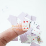 Real Miniature Playing Cards (4-Packs) | Dollhouse Miniature Shop