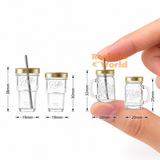 Miniature Mason Jar Collection | Mini Food Cooking Shop