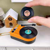 Miniature REAL Functioning Record Player | Miniature Shop