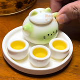 Juego de té de cerámica en miniatura estilo Kawaii REAL