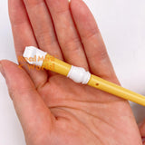 Miniature REAL Flute (Yellow) | Dollhouse Miniature Shop