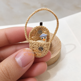 Miniature Crochet BJD Crossbody Bag | Dollhouse Miniature Shop