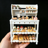 Miniature White Baking Cabinet | Tiny Baking Kitchen Shop