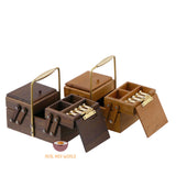 Miniature Wooden Sewing Storage Box 1:6 | Handmade Miniature Shop
