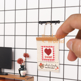 Miniature Wall-Hanging Storage Organizer | Dollhouse Miniature Shop