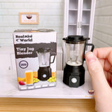 Miniature REAL Jug Blender in Midnight Black ｜Mini Food Cooking Shop