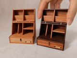 Miniature Artisan Solid Wood Foldable Cupboard | Dollhouse Shop