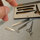 Miniature REAL Functioning Stainless Steel Hair Barber Set | BJD Handmade Shop