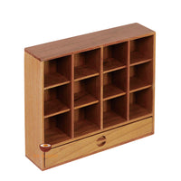 Miniature Solid Wood Collector Cup Holder Rack | Mini Cooking Shop