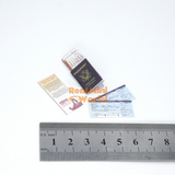 Miniature Passport & Travel Document Set 1:6 ｜Dollhouse Miniature Shop
