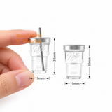 Miniature Mason Jar Collection | Mini Food Cooking Shop