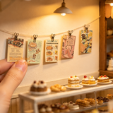 Miniature Photo String with Clips & Posters | Dollhouse Miniature Shop
