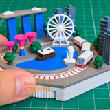 Miniature REAL Functioning Singapore City Train Set | Diorama Shop