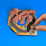 Real Functioning Miniature Wild West Train Set |Diorama Miniature Shop