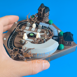Miniature REAL Functioning Halloween Train Set | Diorama Shop