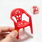 Miniature Vintage Poor Home Chair
