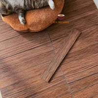 Dollhouse Miniature Floor Transition Strip Set vinyl oak wood| Real Mini World