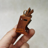 Miniature REAL Knife & Scissor Sets with Holder | Mini Cooking Shop