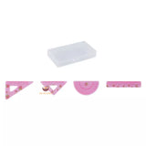 Miniature Ruler Set in pink | Miniature Dollhouse Shop