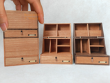 Miniature Artisan Solid Wood Foldable Cupboard | Dollhouse Shop