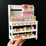 Miniature White Baking Cabinet | Tiny Baking Kitchen Shop