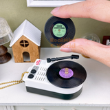 Miniature REAL Functioning Record Player | Miniature Shop