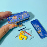 Miniature 90’s Kid Metal Pencil Case Set –The One That Always Got Dented