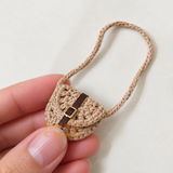 Miniature Crochet BJD Crossbody Bag | Dollhouse Miniature Shop