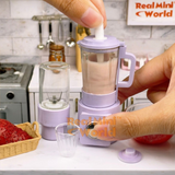 Miniature REAL Blender 2in1 Set (Pastel Purple) |Mini Food Cooking Set