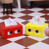 Miniature Peekaboo Mini REAL Tissue Box | Dollhouse Miniature Shop