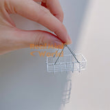 Miniature Wire Baskets with Wooden Handles ｜ Artisan Miniature Shop