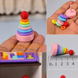 Miniature real functioning donut puzzle | Dollhouse Miniature Shop