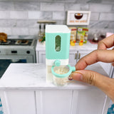 Miniature REAL Rice Dispenser in Pastel Mint ｜Tiny Food Cooking & Mini Kitchen Shop