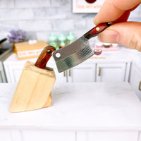 Miniature REAL Cleaver Classic Knife | Tiny Food Cooking Supplies Shop