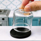 Miniature Glass Cake Dome (Black) | EASY BAKE Tiny Baking Shop