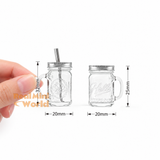 Miniature Mason Jar Collection | Mini Food Cooking Shop