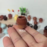 Miniature Pottery Flower Vase Collection | Handmade Miniature Shop