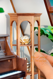 Miniature Solid Wood Artisan Hexagonal Display Rack | Miniature Shop