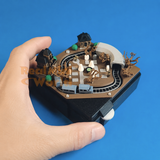 Miniature REAL Functioning Halloween Train Set | Diorama Shop