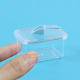 Miniature Transparent Container + Scoop Set | Tiny Food Cooking Shop
