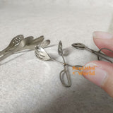 Miniature Stainless Steel Tongs | Tiny Food Cooking Shop