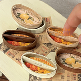 Handmade Miniature Shabby Chic Tray | Tiny Food Cooking Store