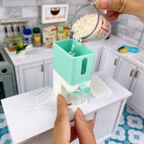 Miniature REAL Rice Dispenser in Pastel Mint ｜Tiny Food Cooking Shop