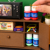 Miniature Bubble Making Set | Functioning Dollhouse Miniature Shop
