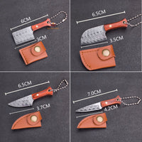 Miniature REAL Sharp Knife Collection with Sheath | Mini Cooking Shop