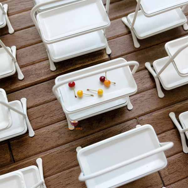 Miniature 1:6 Iron Dessert Rack Storage | Mini Cooking Shop – Real Mini ...