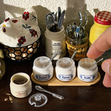 タイニーキッチン調味料セット（砂糖・塩・スパイス）