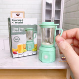 Miniature REAL Working Jug Blender in Relax Mint | Mini Cooking Store