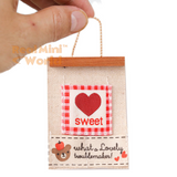 Miniature Wall-Hanging Storage Organizer | Dollhouse Miniature Shop